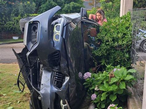 anto pane accidente|Así quedó el auto de Anto Pane tras el grave。